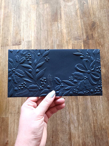 Vánoční obálka na peníze - námořnická modrá