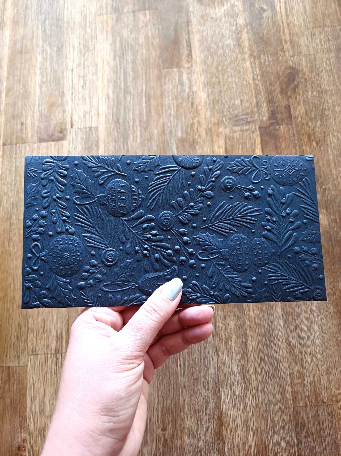 Vánoční obálka na peníze - námořnická modrá