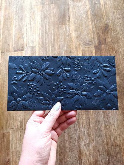 Vánoční obálka na peníze - námořnická modrá