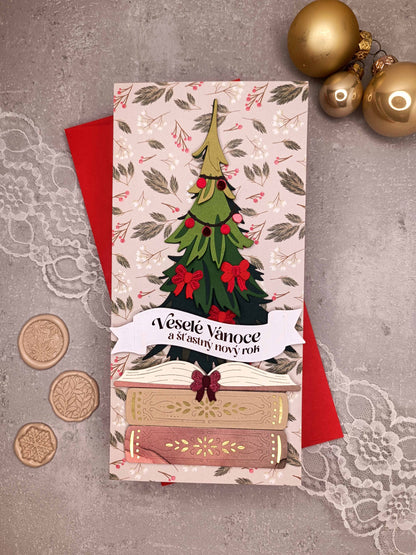 Vánoční přání se stromečkem