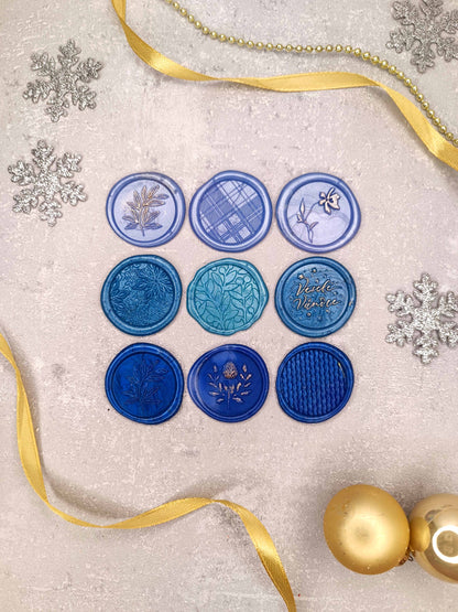 Vánoční samolepicí voskové pečetě