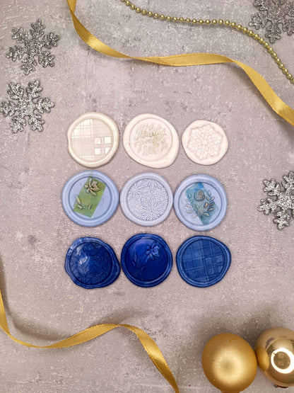 Vánoční samolepicí voskové pečetě