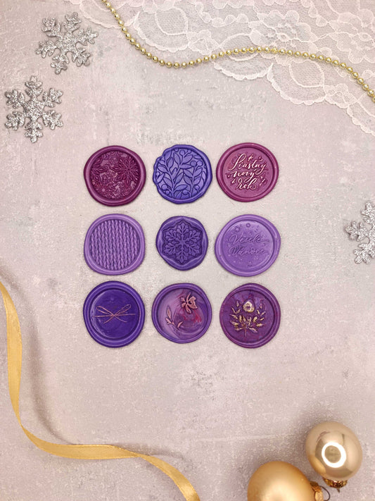 Vánoční samolepicí voskové pečetě