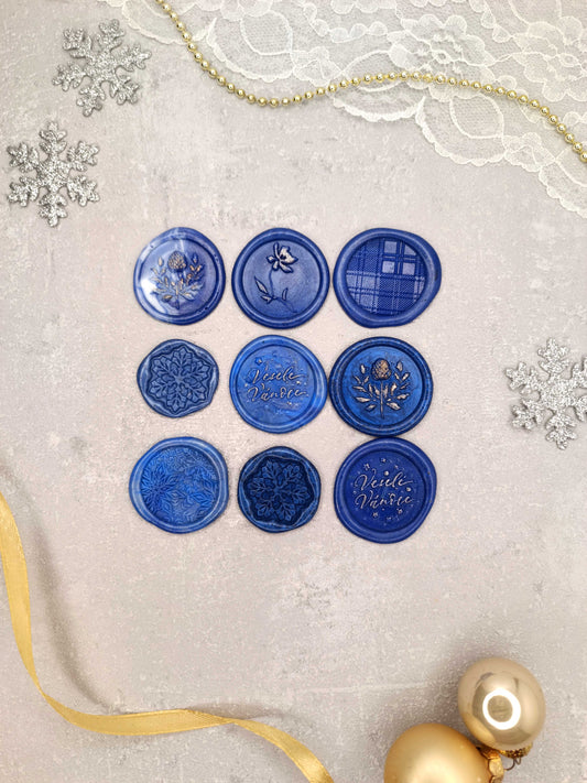 Vánoční samolepicí voskové pečetě