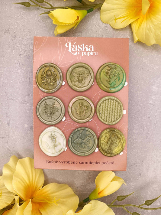 Samolepicí voskové pečetě - mix